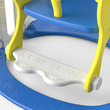 将图片加载到图库查看器,Children Plastic Swing Slide Toys Indoor Playground 3 In 1 baby Slide Swing Set ECO-friendly Plastic slide indoor playroom