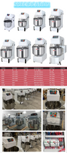 将图片加载到图库查看器,Corn Tortilla cheap spiral dough mixer 100kg 8kg 64L 60 20 k bread qtr 50 kilogram reverse wheat flour italy machine