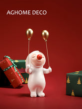 将图片加载到图库查看器,Home rabbit doll holding balloon decoration ideas decoration