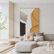 将图片加载到图库查看器,Simple modern abstract brush background wall painting