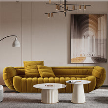 将图片加载到图库查看器,Italian light luxury creative simple fabric sofa retro style