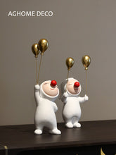 将图片加载到图库查看器,Home rabbit doll holding balloon decoration ideas decoration