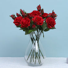 将图片加载到图库查看器,One flower and two buds feel moisturizing simulation rose home decoration