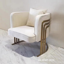 将图片加载到图库查看器,modern stainless steel sofa chair