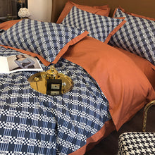 将图片加载到图库查看器,Light luxury style ins simple cotton Duvet cover sets