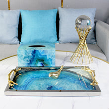 将图片加载到图库查看器,Stainless steel tray soft modern minimalist metal creative decoration