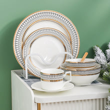 Carregar imagem no visualizador da galeria, Nordic Ceramic Bowl and Plate Tableware Set