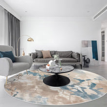 将图片加载到图库查看器,Nordic living room sofa coffee table round carpet