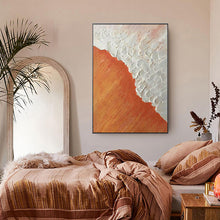 将图片加载到图库查看器,Modern minimalist abstract background wall decoration painting magic orange