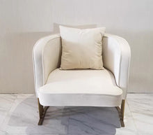 将图片加载到图库查看器,modern stainless steel sofa chair