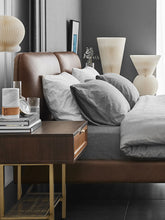将图片加载到图库查看器,Urban Modern Minimalist Leather Bed Designer Furniture