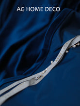 Cargar imagen en el visor de la galería, Postmodern Light Luxury Blackout Velvet Klein Sapphire Blue Sapphire Blue Curtain