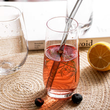 将图片加载到图库查看器,Transparent crystal glass juice cup drinking cup