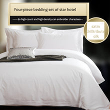 将图片加载到图库查看器,Hotel four-piece bedding 80S 100%cotton customization