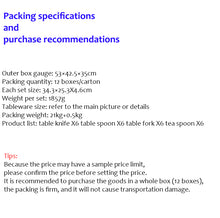 Cargar imagen en el visor de la galería, High-grade golden wooden box stainless steel knife, fork and spoon 24pc set