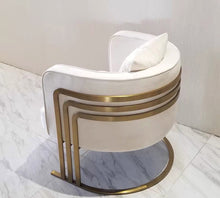 将图片加载到图库查看器,modern stainless steel sofa chair