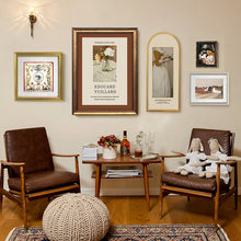 将图片加载到图库查看器,retro niche living room sofa background wall decoration painting