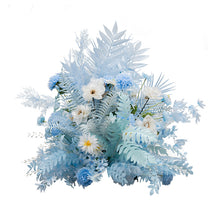 将图片加载到图库查看器,Sky Blue floral simulation flower wedding arrangement event home party