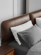 将图片加载到图库查看器,Urban Modern Minimalist Leather Bed Designer Furniture