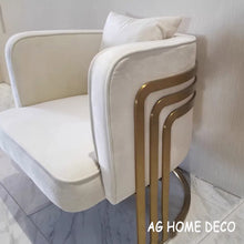 将图片加载到图库查看器,modern stainless steel sofa chair