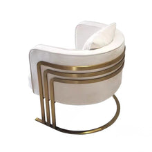 将图片加载到图库查看器,modern stainless steel sofa chair