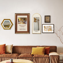 将图片加载到图库查看器,retro niche living room sofa background wall decoration painting