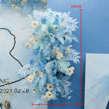 将图片加载到图库查看器,Sky Blue floral simulation flower wedding arrangement event home party