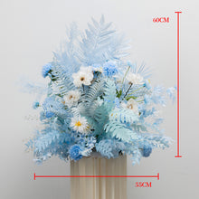 将图片加载到图库查看器,Sky Blue floral simulation flower wedding arrangement event home party