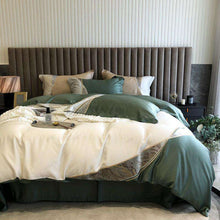 将图片加载到图库查看器,Nordic 100's solid embroidery Tencel four-piece bedding