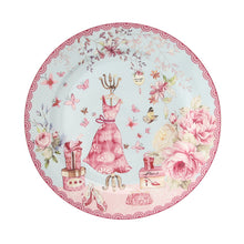 Cargar imagen en el visor de la galería, PASTORAL STYLE BONE CHINA PLATE PEACEFUL FLOWERS