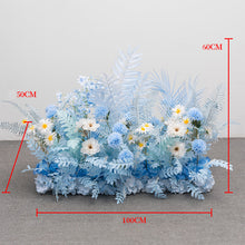 将图片加载到图库查看器,Sky Blue floral simulation flower wedding arrangement event home party
