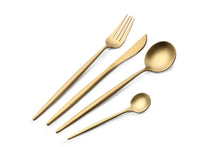 Carregar imagem no visualizador da galeria, Stainless Steel 304 Portuguese Cutlery Four-piece suit Steak Knife Fork Spoon