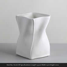 将图片加载到图库查看器,Nordic ins style simple ceramic small vase ornament