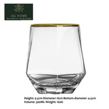 将图片加载到图库查看器,Home modern minimalist colorful frosted hexagonal glass