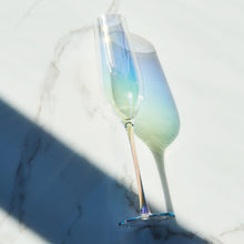 将图片加载到图库查看器,Ins goblet rainbow cup colorful crystal champagne wine glass