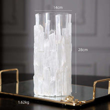 Carregar imagem no visualizador da galeria, European-style modern spar glass vase simulation floral set