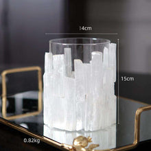 Carregar imagem no visualizador da galeria, European-style modern spar glass vase simulation floral set