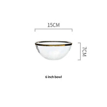 将图片加载到图库查看器,Electroplating glass tableware fruit plate flat cake plate