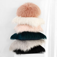 将图片加载到图库查看器,Home style highlighted plush ins wool pillowcase cushion