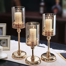 将图片加载到图库查看器,European style home retro candlelight candlestick