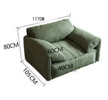 将图片加载到图库查看器,Modern living room minimalist scrub cloth sofa