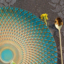 Charger l'image dans la galerie, Electroplating glass plate ins tableware hotel supplies plate emerald sparkle