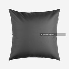 Charger l'image dans la galerie, CALFSKIN LEATHER LIGHT LUXURY PILLOWCASE CUSHIONS