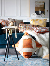 Carregar imagem no visualizador da galeria, Light luxury orange jacquard pillow home soft cushion
