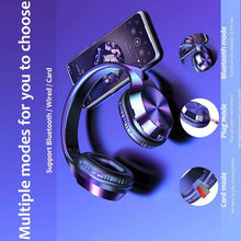 将图片加载到图库查看器,T5 wireless bluetooth headphone sports 5.0 bilateral stereo metal texture