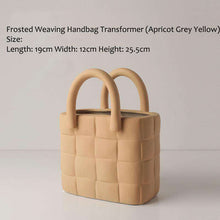 将图片加载到图库查看器,Nordic creative handbags, vases and ceramic ornaments