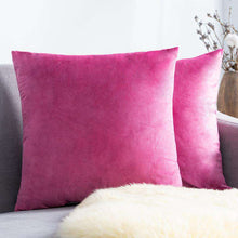 Carregar imagem no visualizador da galeria, Home Textiles Pure Color Velvet Holland Velvet Throw PillowCase