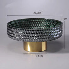 Carregar imagem no visualizador da galeria, Light luxury simulation floral flower mirror tray vase set