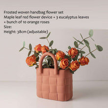 将图片加载到图库查看器,Nordic creative handbags, vases and ceramic ornaments