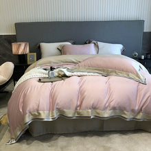 将图片加载到图库查看器,Nordic 100's solid embroidery Tencel four-piece bedding